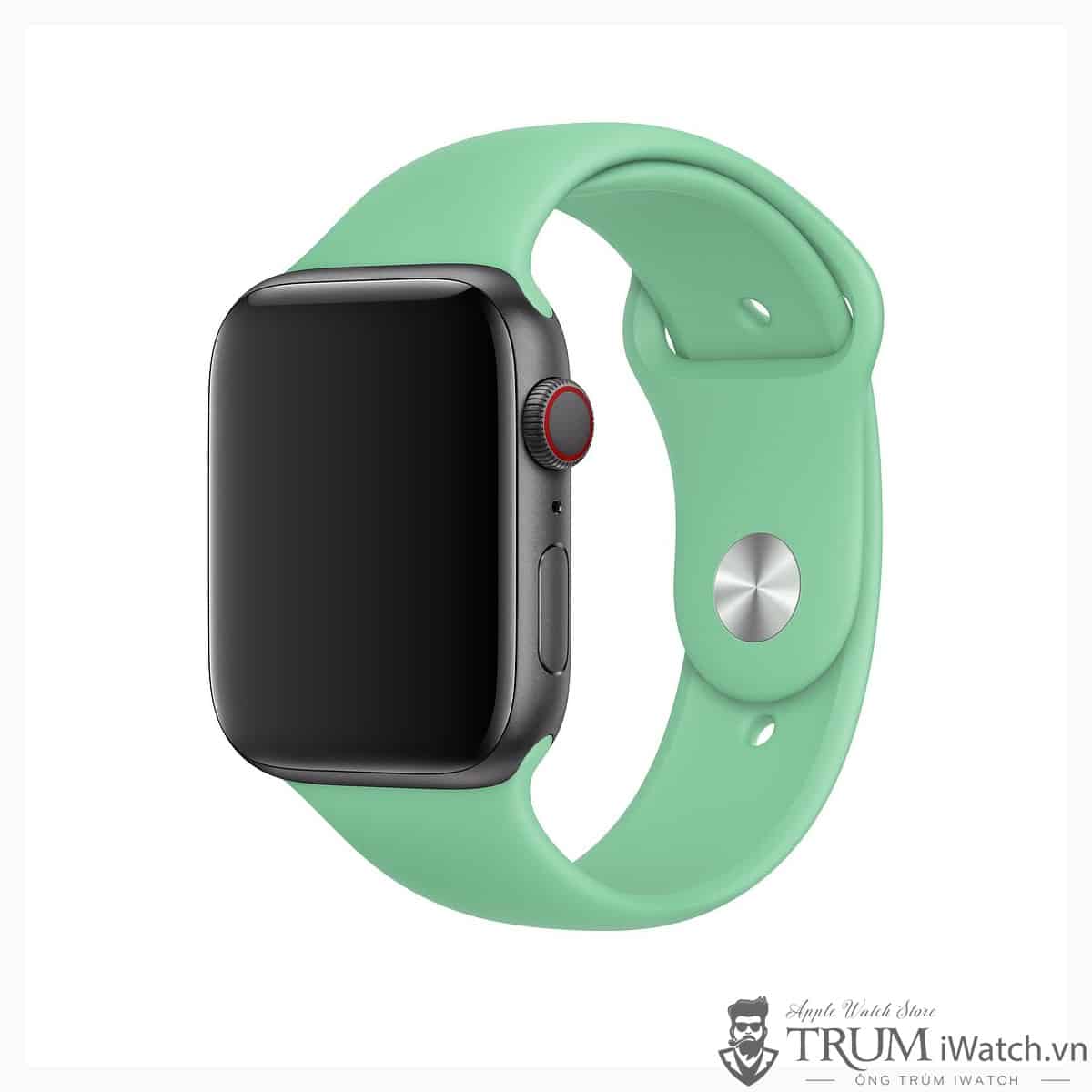 Đồng hồ thông minh Apple Watch Series 7 GPS, 41mm – Viền nhôm dây cao su -  Chính