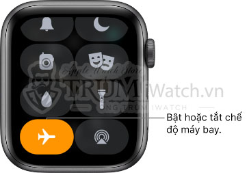 bat tat che do may bay - Apple Watch không nghe gọi được và cách khắc phục các lỗi nghe gọi thường gặp