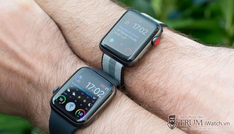 kha nang hien thi man hinh - So sánh Apple Watch Series 3 và Series 4: Nên chọn mua máy nào?